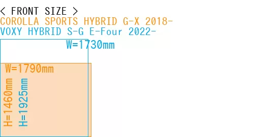 #COROLLA SPORTS HYBRID G-X 2018- + VOXY HYBRID S-G E-Four 2022-